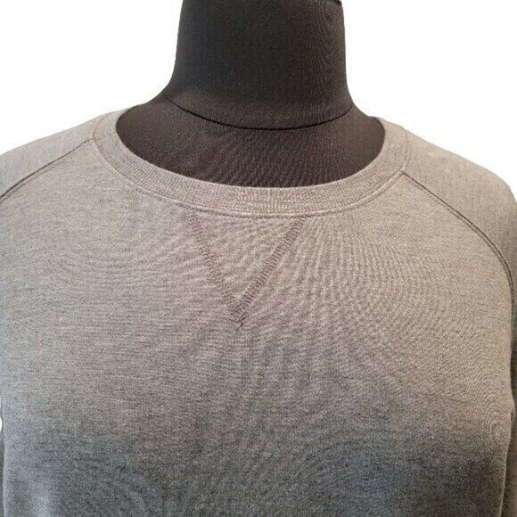 Soma Weekend Sweater Crew Pullover Blouse Combo Sz Large Gray White - Picture 7 of 11